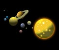 Solar system Royalty Free Stock Photo