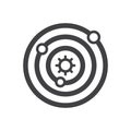 Solar System Icon Royalty Free Stock Photo