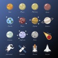 The solar system Illustration outerspace