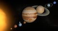 Solar System planets space universe sun Royalty Free Stock Photo