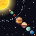 solar system universe space