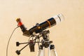 Solar telescope close up Royalty Free Stock Photo