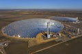 Solar thermal power plant Royalty Free Stock Photo