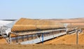 Solar thermal power plant near Guadix, Spain Royalty Free Stock Photo