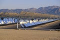 Solar Two panels at the South California Edison Plant in Barstow, CA Royalty Free Stock Photo