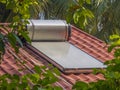 Solar water heater Royalty Free Stock Photo