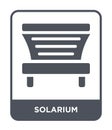 solarium icon in trendy design style. solarium icon isolated on white background. solarium vector icon simple and modern flat
