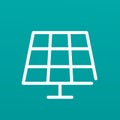 Solarpanel. Vector illustration decorative design Royalty Free Stock Photo