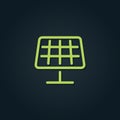 Solarpanel. Vector illustration decorative design Royalty Free Stock Photo