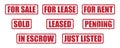 Real Estate Stamp Pack for Realtors/Real Estate Agents | Labels for Home Listings | Symbols & Icons for Property Management