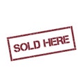 Sold here rectangular stamp.