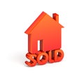 Sold house icon