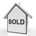 Sold House Shows Purchase Of Home Or Property