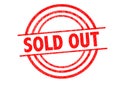 SOLD OUT Rubber Stamp Royalty Free Stock Photo