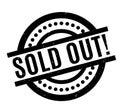 Sold Out rubber stamp Royalty Free Stock Photo