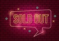 Sold Out Vector Illustration with Shopping Message or Special Offer that Indicates the Product is Sold in Cartoon Hand Drawn