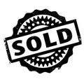 Sold rubber stamp