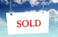 Sold sign