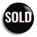 Sale Sign Black Icon Round Symbol