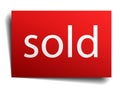 sold sign