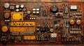 solder board electronic background