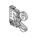 solder and repair electronic isometric icon vector illustration Royalty Free Stock Photo