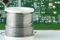 Solder Wire Royalty Free Stock Photo