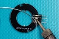 Soldering contacts to the LED ring, soldering, soldering, repair