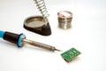 Soldering equipment Royalty Free Stock Photo
