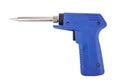 Soldering equipment containing a soldering gun Royalty Free Stock Photo
