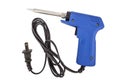 Soldering equipment containing a soldering gun Royalty Free Stock Photo