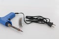 Soldering equipment and lead Royalty Free Stock Photo