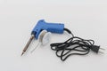Soldering equipment and lead Royalty Free Stock Photo