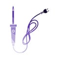 Soldering Iron Icon Royalty Free Stock Photo