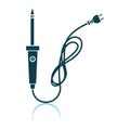 Soldering Iron Icon Royalty Free Stock Photo