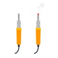 Soldering iron vector illustration