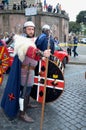 Soldier at ancient romans historical parade Royalty Free Stock Photo