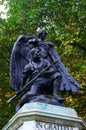 Soldier and Angel - Worcester Cathedral Royalty Free Stock Photo