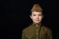 The soldier boy Royalty Free Stock Photo