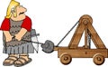 Soldier With A Catapult