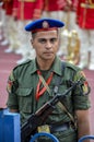 Soldier of Egyptian Republican Guard in cairo stadium