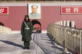 Soldier on guard at Tiananmen Square in Beijing