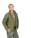 Soldier guy Royalty Free Stock Photo