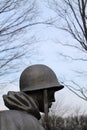 Soldier Korean war memorial Royalty Free Stock Photo