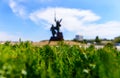 Soldier and Mariner monument in Sevastopol. February 23, May 9, Victory Day, June 22