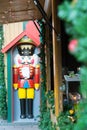 Soldier nutcracker statue Royalty Free Stock Photo