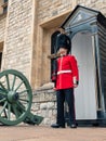 Soldier of the Royal Guard of London Royalty Free Stock Photo