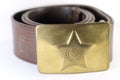 Soldier leather belt.