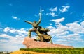 Soldier and Sailor, a soviet memorial to the defenders of Sevastopol in the Second World War. Crimea