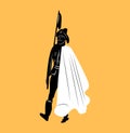 Soldier silhouette ( Hussar )